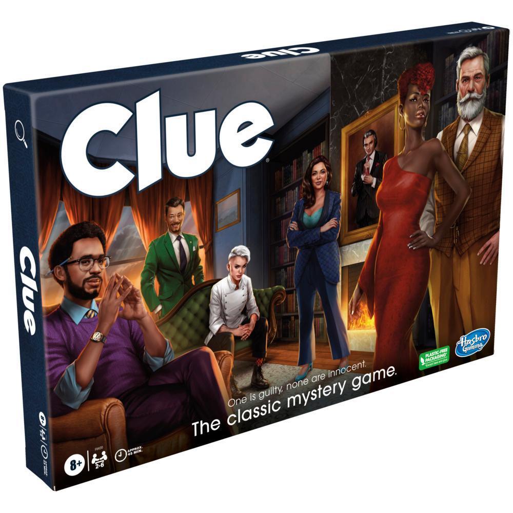 Clue, jeu d'enquête, jeu de plateau familial pour enfants, pour 2 à 6 joueurs, à partir de 8 ans product thumbnail 1