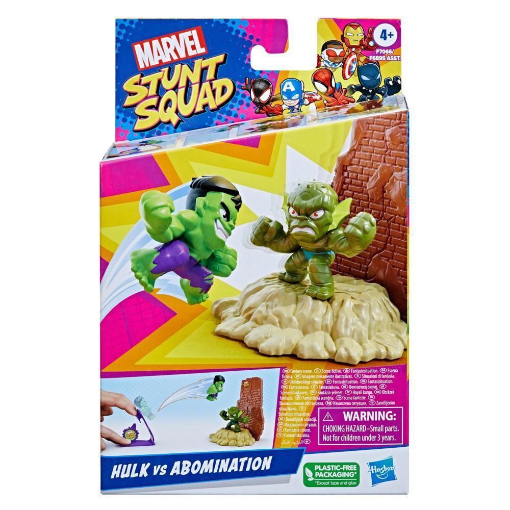 Marvel Stunt Squad, Hulk contre Abomination, coffret de figurines de 3,5 cm product thumbnail 1