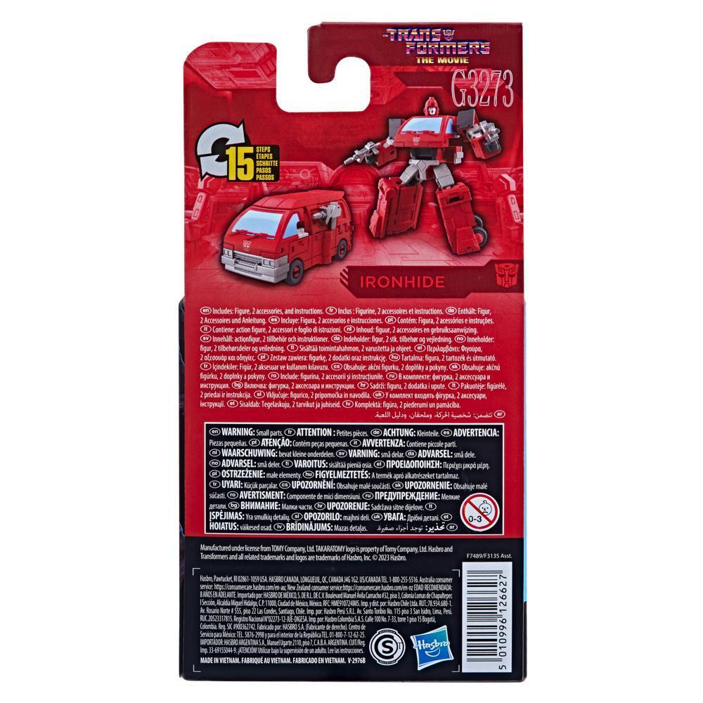 Transformers Generations Studio Series, figurine à conversion Ironhide classe Origine de 8,5 cm product thumbnail 1