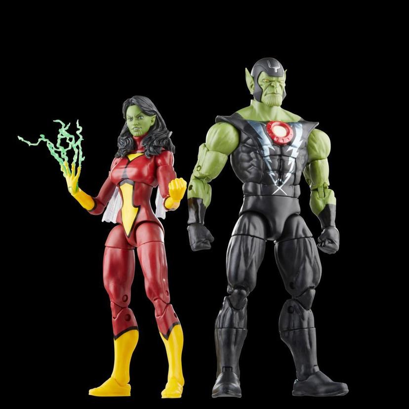 Hasbro Marvel Legends Series, Skrull Queen et Super-Skrull, 15 cm product image 1