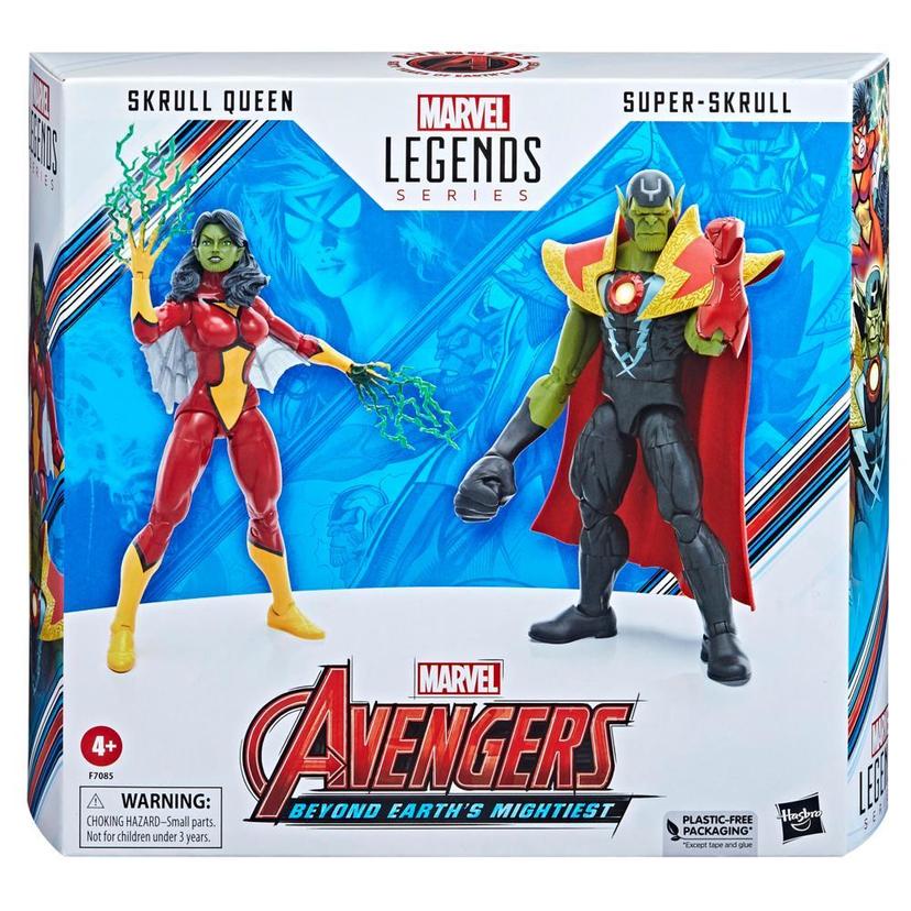 Hasbro Marvel Legends Series, Skrull Queen et Super-Skrull, 15 cm product image 1