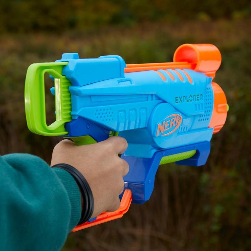 Nerf Elite Junior Explorer Easy Play, blaster à fléchettes avec 8 fléchettes Nerf Elite product image 1