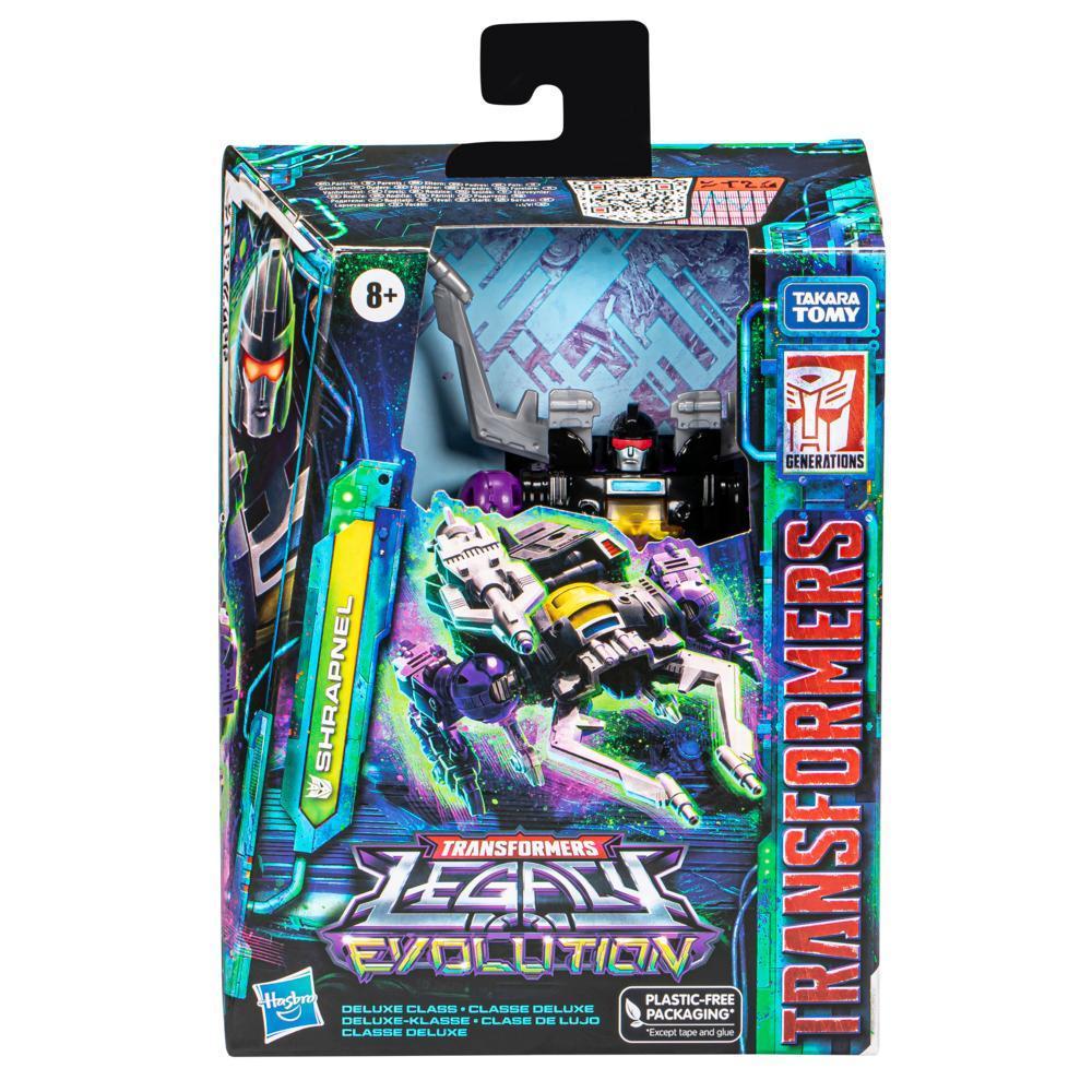 Transformers Generations Legacy Evolution, figurine à conversion Shrapnel classe Deluxe de 14 cm product thumbnail 1