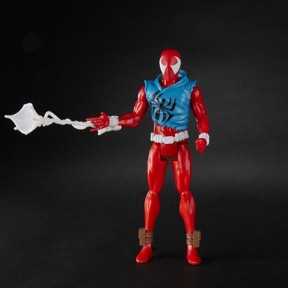 Marvel Spider-Man : Across the Spider-Verse, figurine Scarlet Spider de 15 cm avec accessoire, jouet pour enfants à partir de 4 ans product thumbnail 1