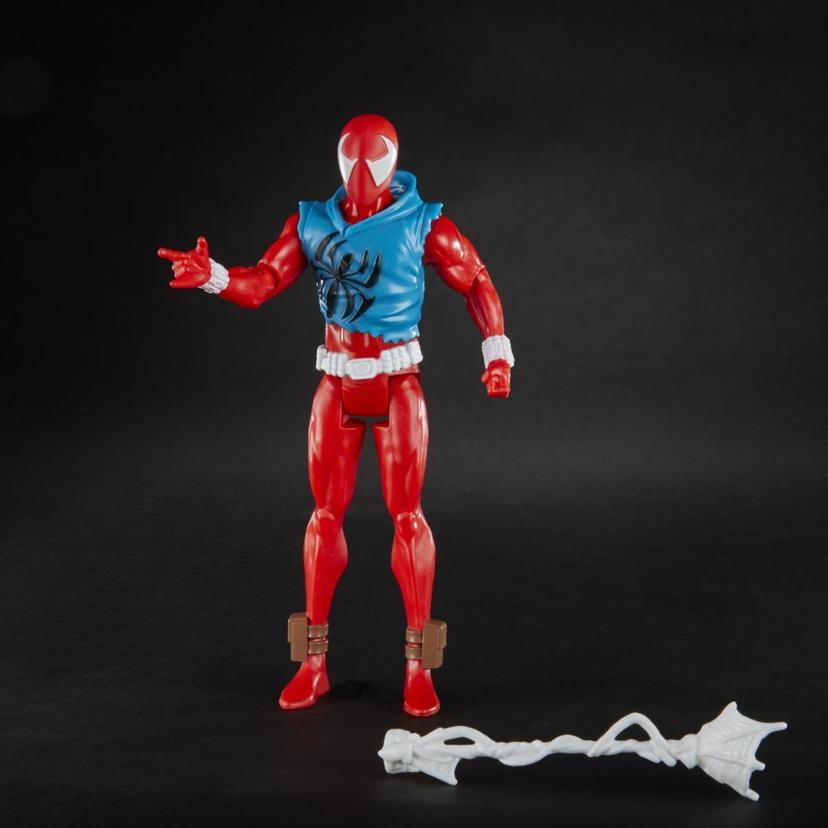 Marvel Spider-Man : Across the Spider-Verse, figurine Scarlet Spider de 15 cm avec accessoire, jouet pour enfants à partir de 4 ans product image 1