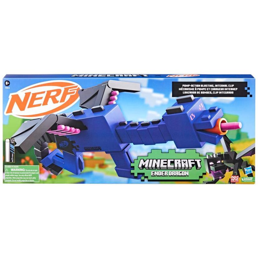 Nerf Minecraft, blaster Ender Dragon et 12 fléchettes en mousse Nerf Elite product image 1