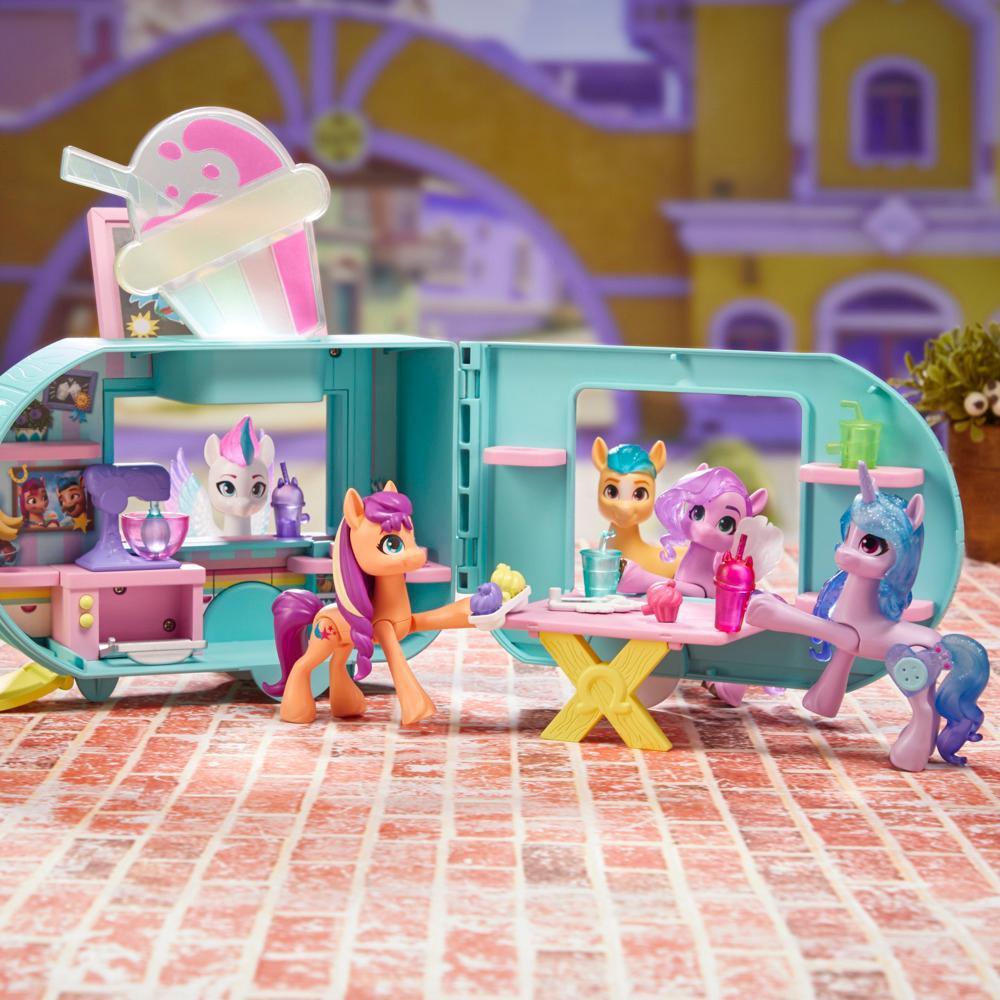 My Little Pony, coffret Sunny Starscout Camion de smoothies, jouet pour filles et garçons product thumbnail 1