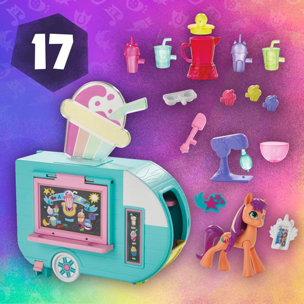 My Little Pony, coffret Sunny Starscout Camion de smoothies, jouet pour filles et garçons product thumbnail 1