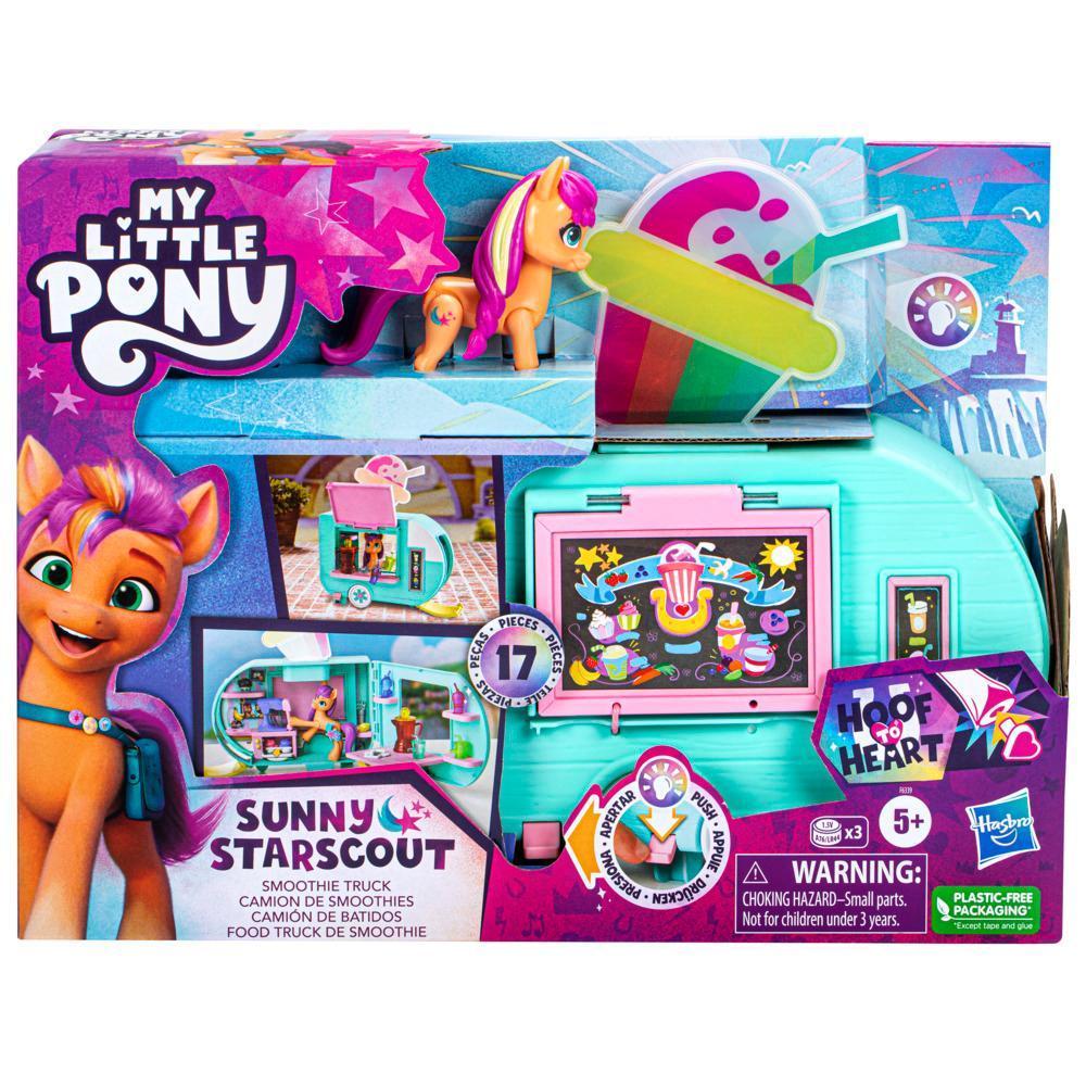 My Little Pony, coffret Sunny Starscout Camion de smoothies, jouet pour filles et garçons product thumbnail 1