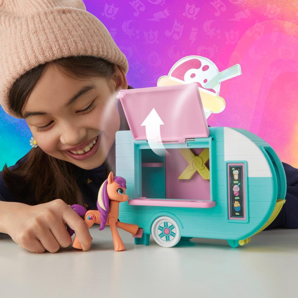 My Little Pony, coffret Sunny Starscout Camion de smoothies, jouet pour filles et garçons product thumbnail 1
