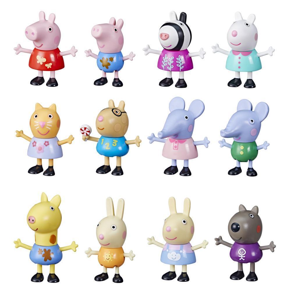 Peppa Pig, Le club des amis de Peppa, jouet préscolaire à déballer, inclut 1 des 12 figurines mystères à collectionner, dès 3 ans product thumbnail 1