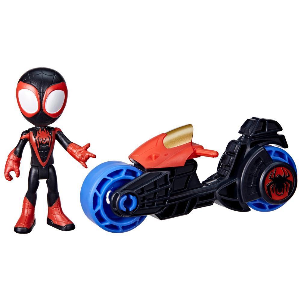 Marvel Spidey et ses Amis Extraordinaires figurine Miles Morales : Spider-Man et véhicule product thumbnail 1