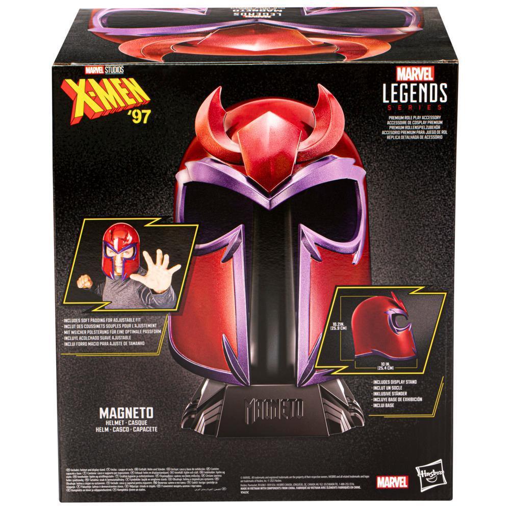 Marvel Legends Series, casque de cosplay premium de Magneto product thumbnail 1