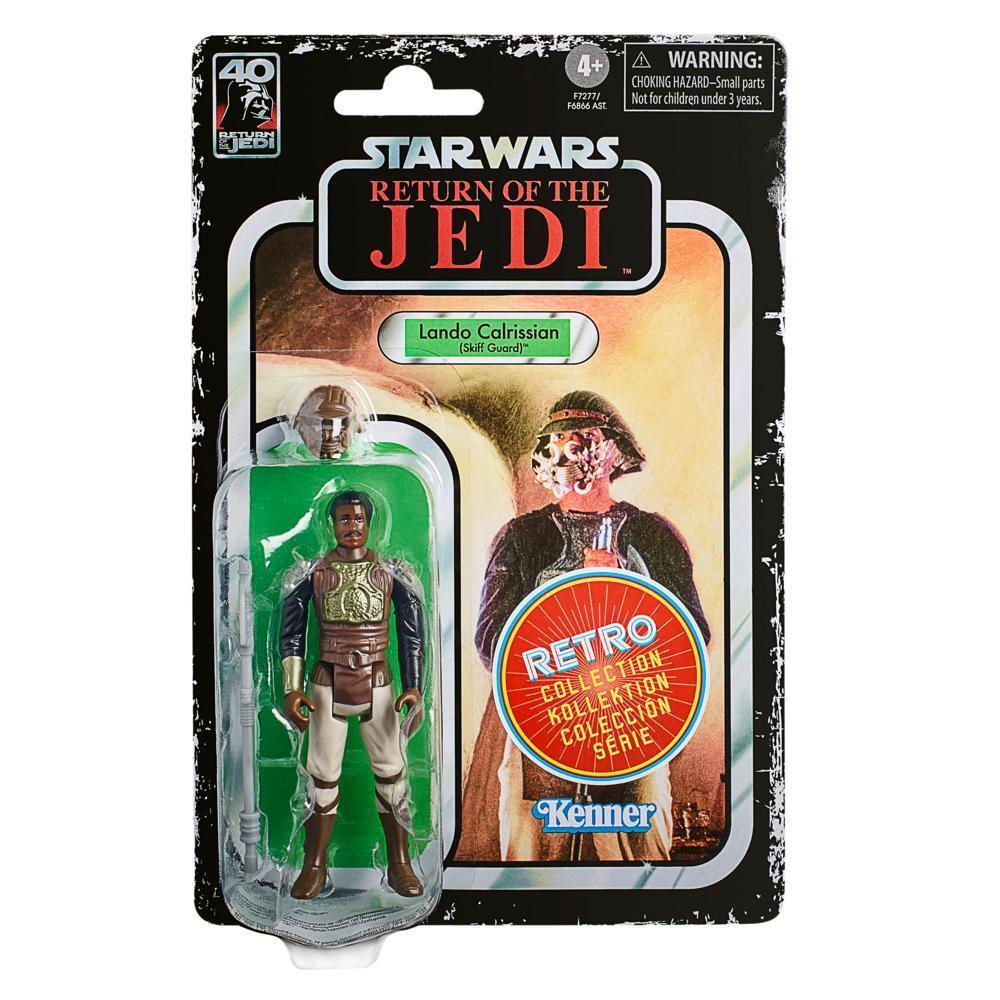 Star Wars Retro Collection, Lando Calrissian (Skiff Guard), Star Wars : Le retour du Jedi, figurine de 9,5 cm product thumbnail 1