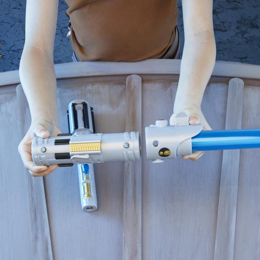 Star Wars Lightsaber Forge, Sabre laser électronique de Luke Skywalker à lame bleue extensible, déguisement personnalisable product image 1