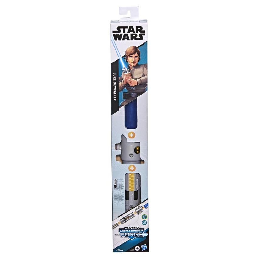 Star Wars Lightsaber Forge, Sabre laser électronique de Luke Skywalker à lame bleue extensible, déguisement personnalisable product image 1