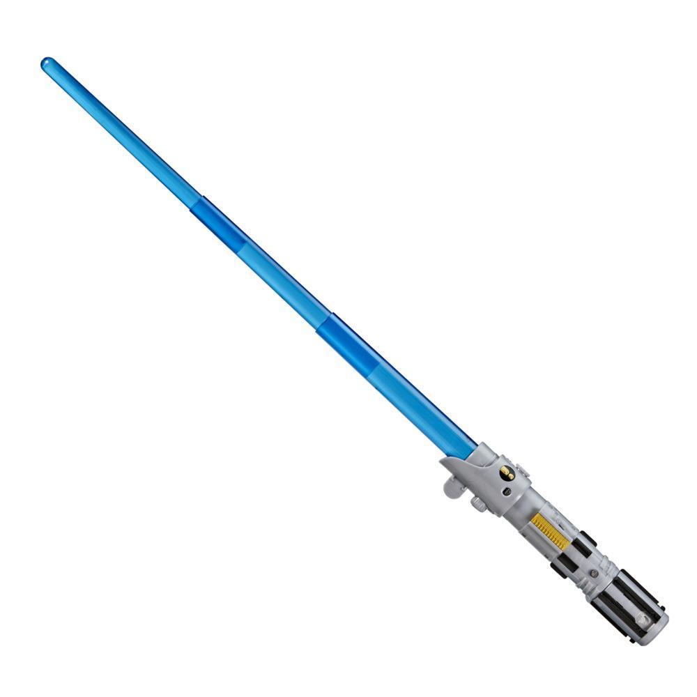 Star Wars Lightsaber Forge, Sabre laser électronique de Luke Skywalker à lame bleue extensible, déguisement personnalisable product thumbnail 1