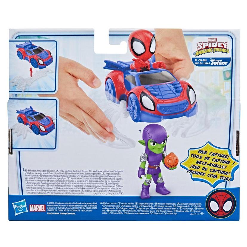 Marvel Spidey et ses Amis Extraordinaires, coffret Arachno-bolide, figurine Spidey, véhicule et accessoire product image 1