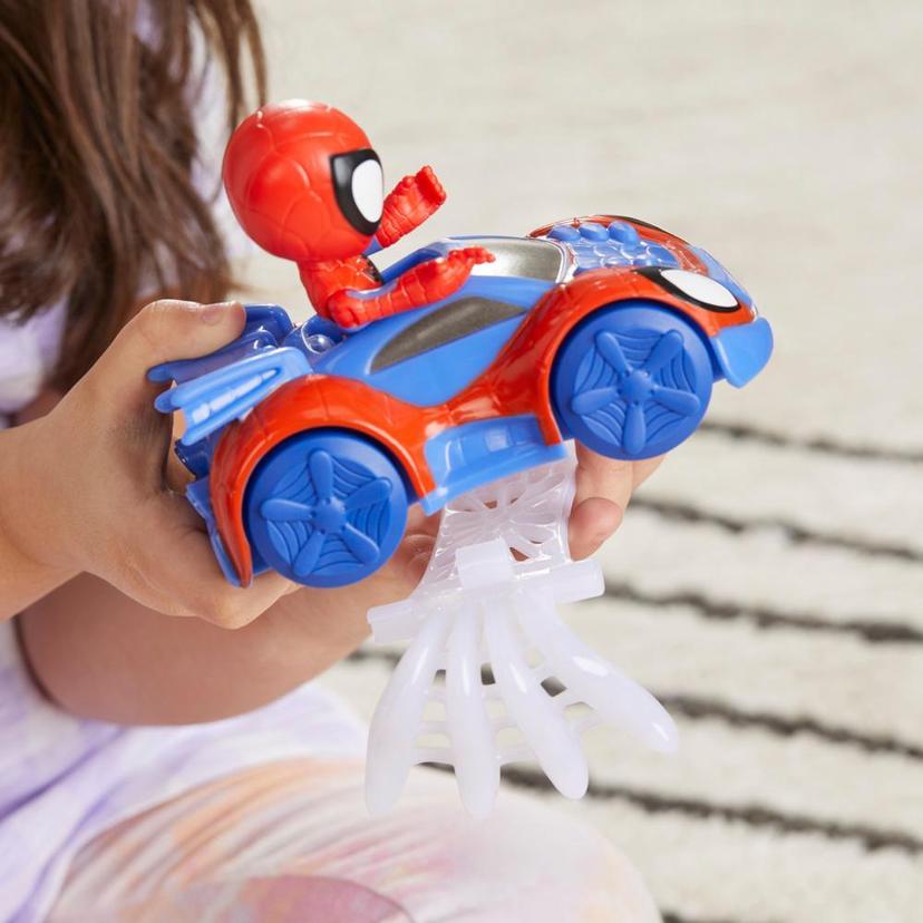 Marvel Spidey et ses Amis Extraordinaires, coffret Arachno-bolide, figurine Spidey, véhicule et accessoire product image 1