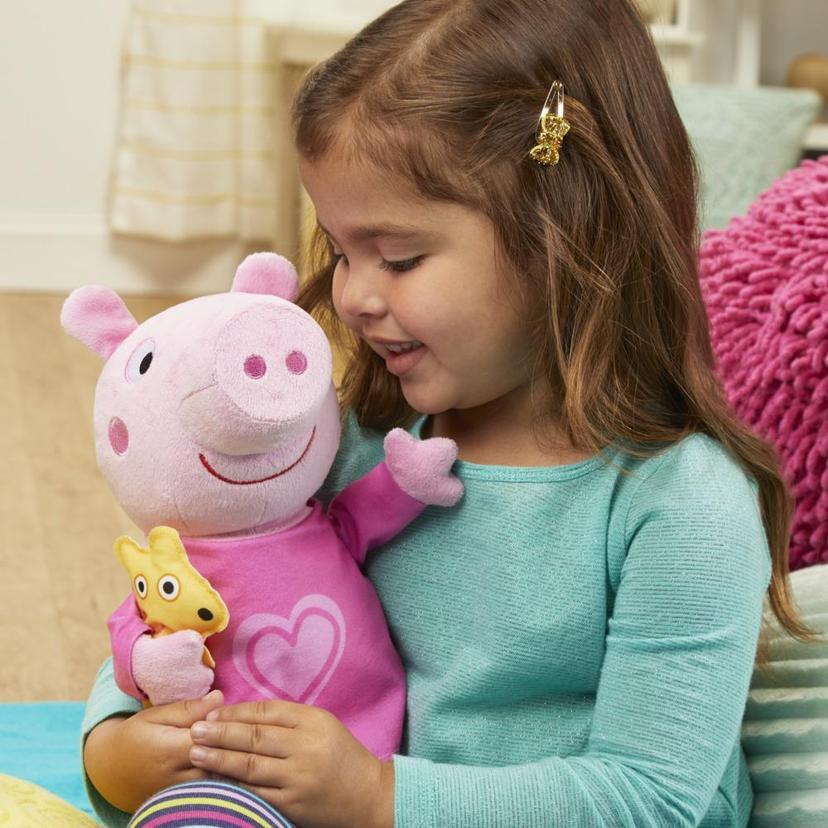 Peppa Pig Peppa berceuse, peluche chantante avec ourson, 3 chansons, 3 phrases, à partir de 3 ans product image 1