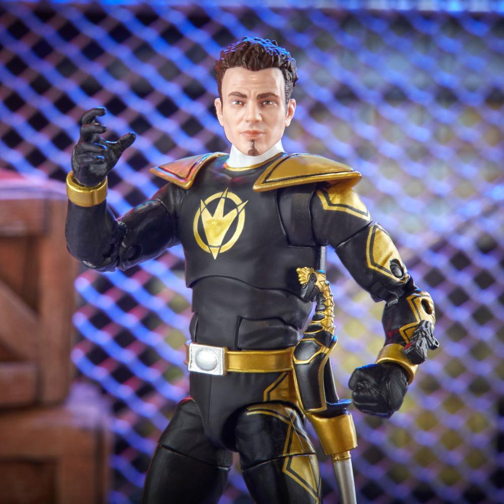 Power Rangers Lightning Collection, Dino Tonnerre Ranger Noir, figurine articulée premium de 15 cm de collection, accessoires product thumbnail 1