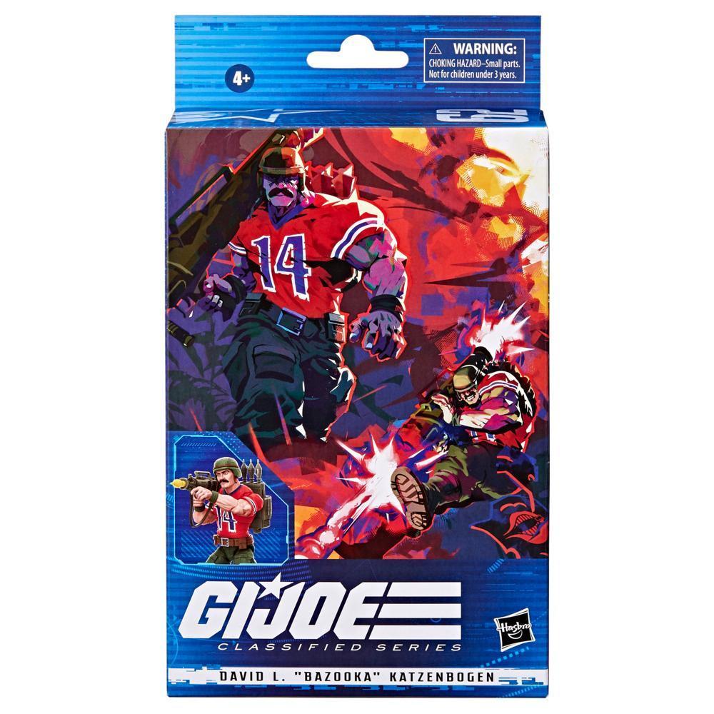 G.I. Joe Classified Series, figurine David L. "Bazooka" Katzenbogen 62 de collection, accessoires, emballage spécial product thumbnail 1