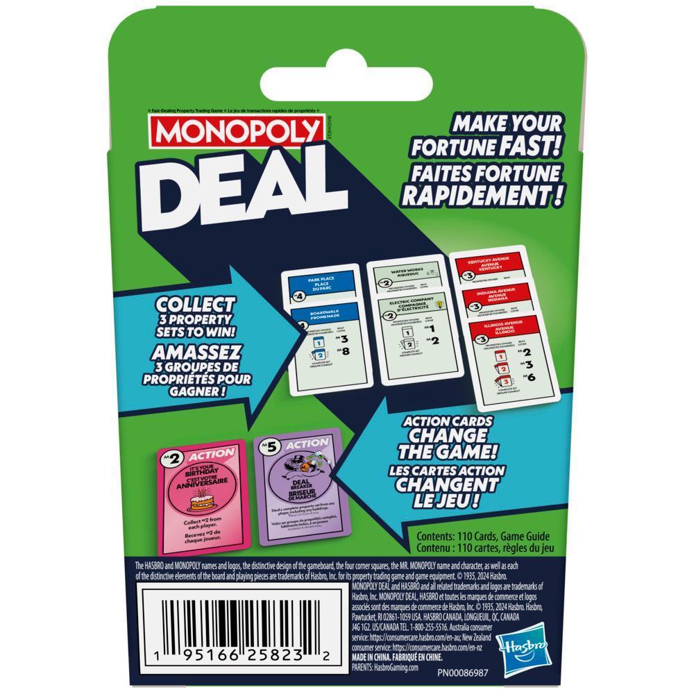 Jeu de cartes Monopoly Deal product thumbnail 1