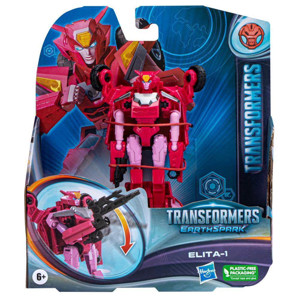 Transformers EarthSpark, figurine articulée Elita-1 de classe Guerrier product thumbnail 1