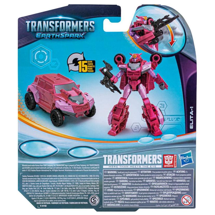 Transformers EarthSpark, figurine articulée Elita-1 de classe Guerrier product image 1