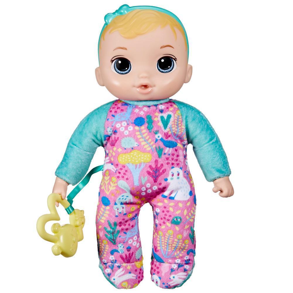 Baby Alive Soft 'n Cute, cheveux blonds, première poupée de bébé, lavable au corps souple, 28 cm, pour jeunes enfants, dès 18 mois, product thumbnail 1