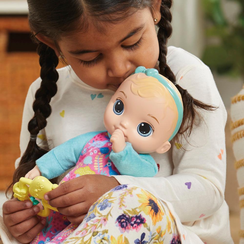 Baby Alive Soft 'n Cute, cheveux blonds, première poupée de bébé, lavable au corps souple, 28 cm, pour jeunes enfants, dès 18 mois, product thumbnail 1