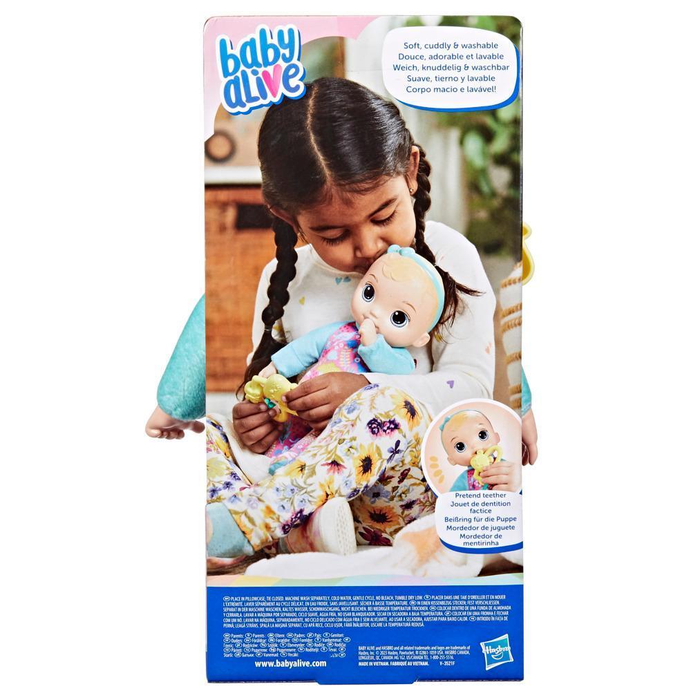 Baby Alive Soft 'n Cute, cheveux blonds, première poupée de bébé, lavable au corps souple, 28 cm, pour jeunes enfants, dès 18 mois, product thumbnail 1