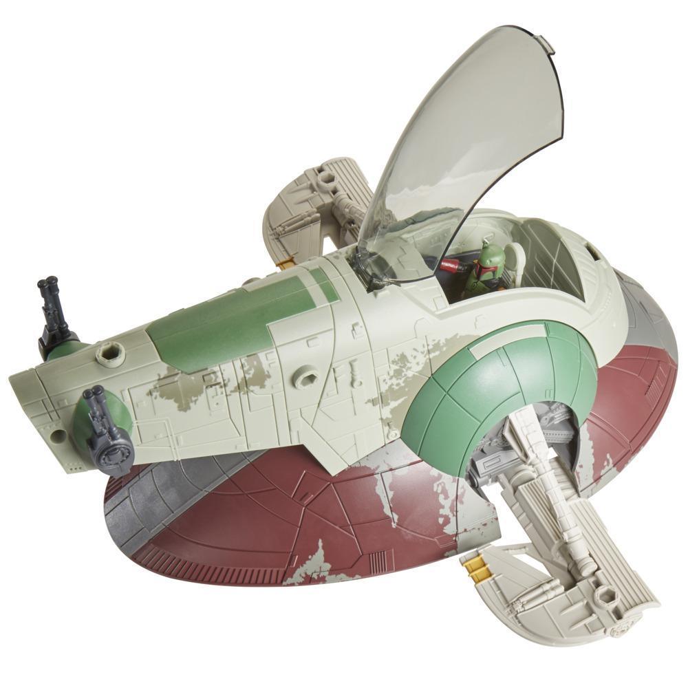 Star Wars Mission Fleet, Attaque de vaisseau stellaire, Boba Fett et vaisseau, figurine et véhicule product thumbnail 1