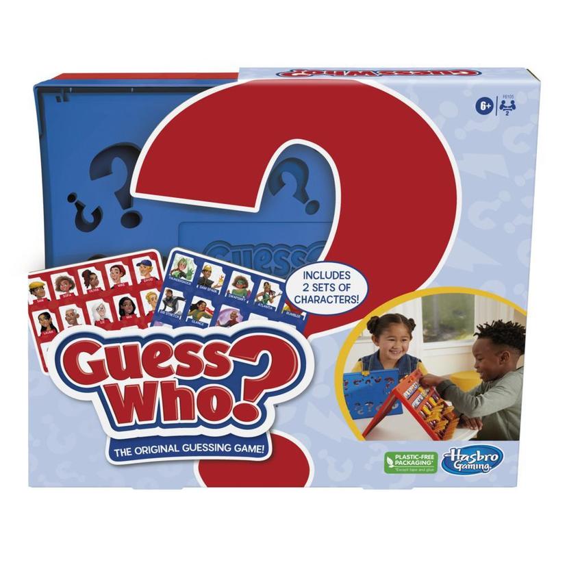 Guess Who? Jeu de devinettes classique, jeu de plateau pour enfants, dès 6 ans, 2 joueurs product image 1