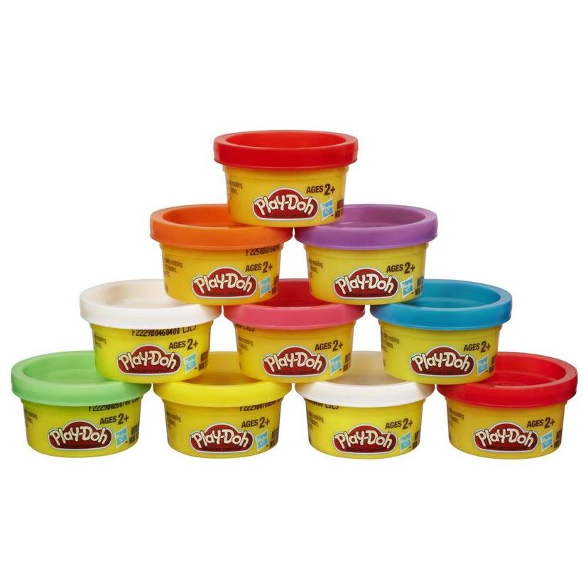 Play-Doh Pots en fête, 10 mini pots de pâte à modeler Play-Doh pour fêtes d'enfants product image 1