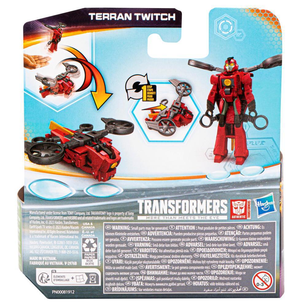 Transformers Earthspark figurine Terran Twitch 1-Step Flip Changer product thumbnail 1