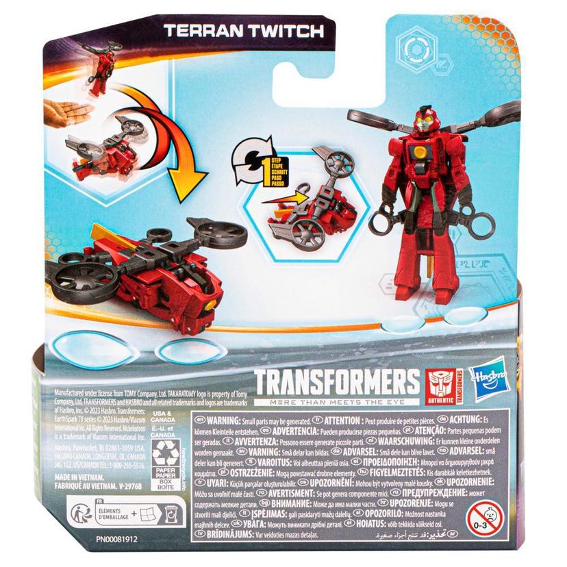 Transformers Earthspark figurine Terran Twitch 1-Step Flip Changer product image 1