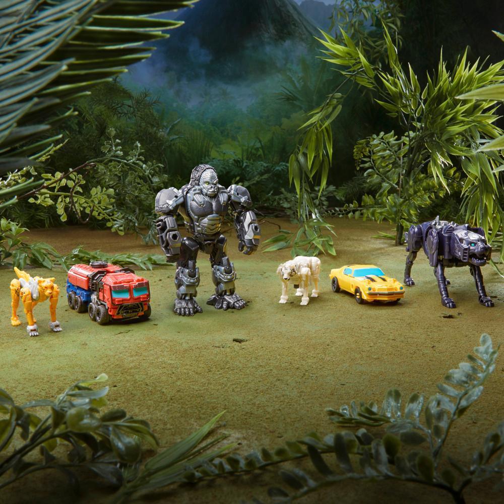 Transformers: Rise of the Beasts, pack de 2 figurines Beast Alliance Beast Weaponizers avec Optimus Primal, dès 6 ans, échelle 12,5 cm product thumbnail 1