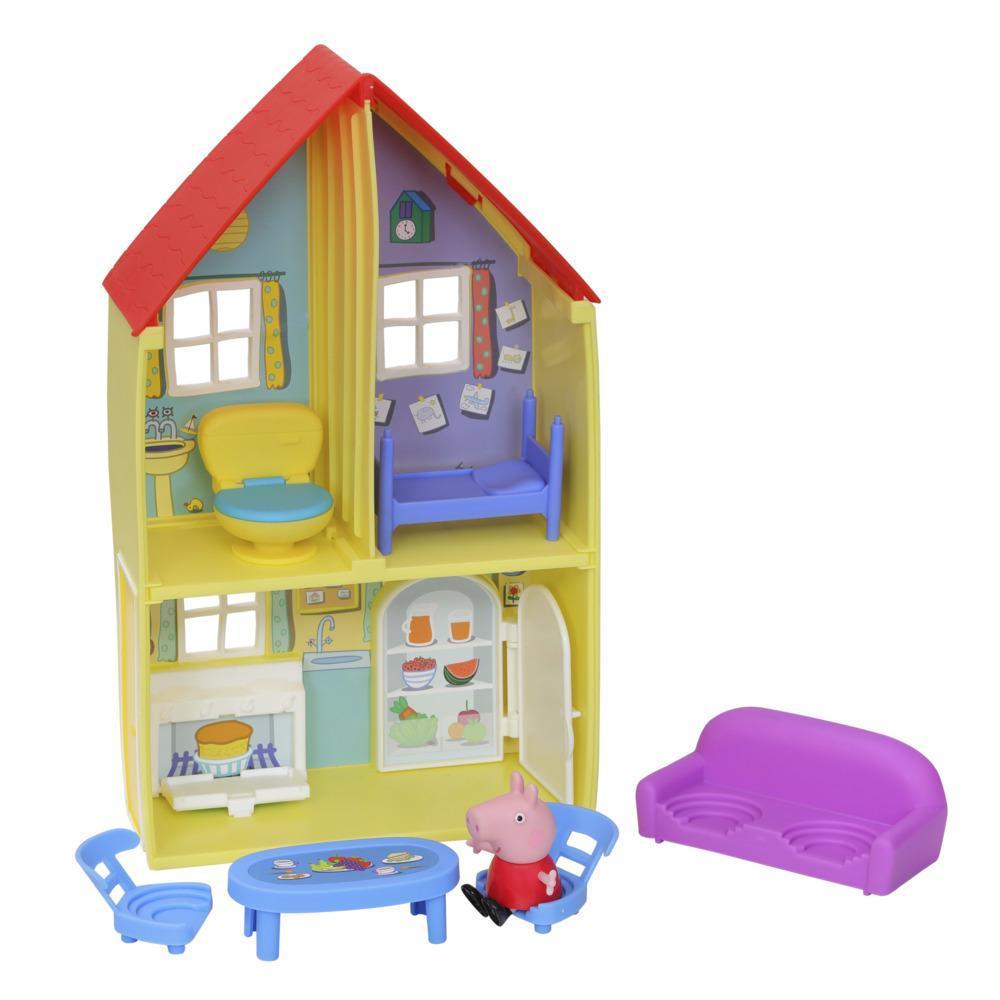 Peppa Pig Peppa’s Adventures Maison de Peppa avec figurine de Peppa Pig et 6 accessoires, jouet préscolaire product thumbnail 1