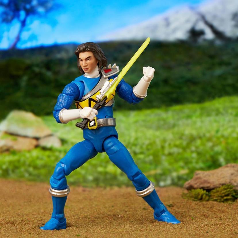 Power Rangers Lightning Collection, figurine de collection Ranger bleu Dino Charge de 15 cm product image 1