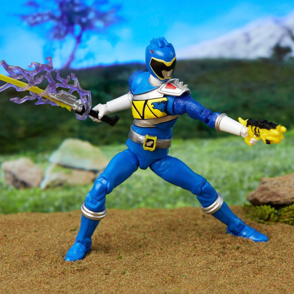 Power Rangers Lightning Collection, figurine de collection Ranger bleu Dino Charge de 15 cm product thumbnail 1