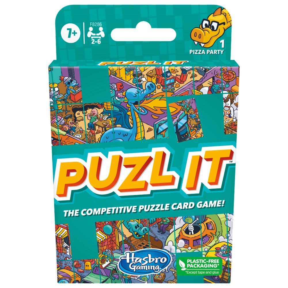 Jeu Puzl It, jeu de cartes de puzzle compétitif à partir de 7 ans, thème de soirée pizza product thumbnail 1