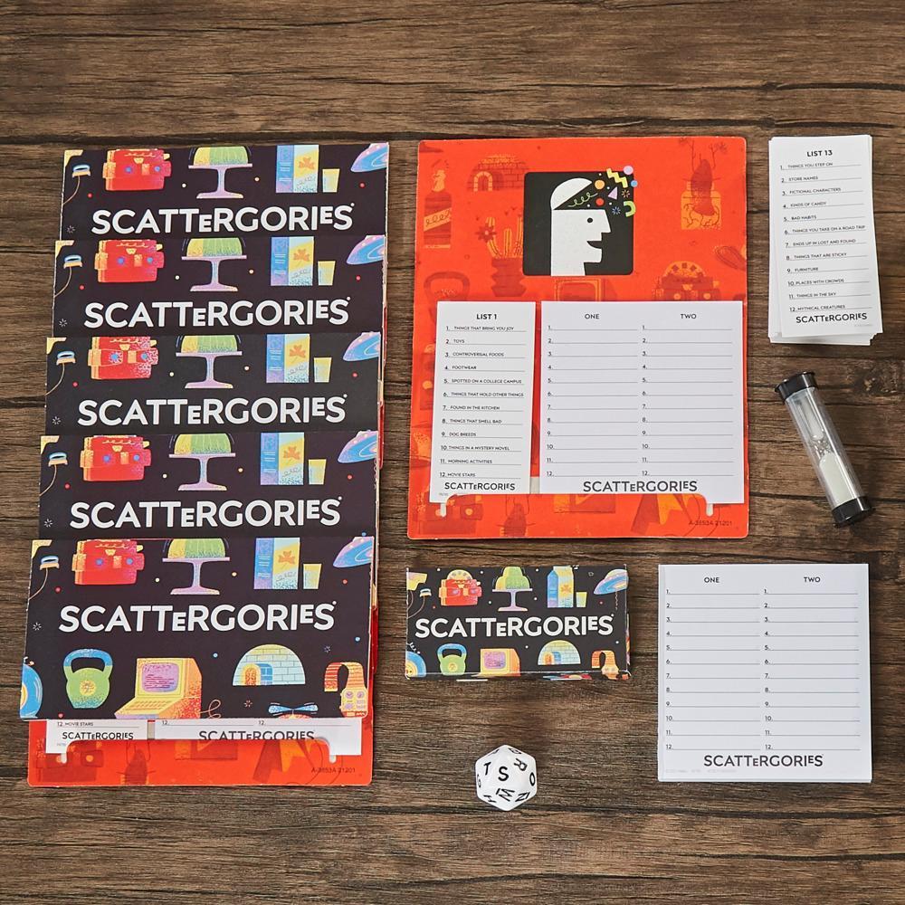 Jeu Scattergories classique, jeu de groupe pour ados et adultes, à partir de 13 ans, jeu de société pour 2 joueurs et plus product thumbnail 1