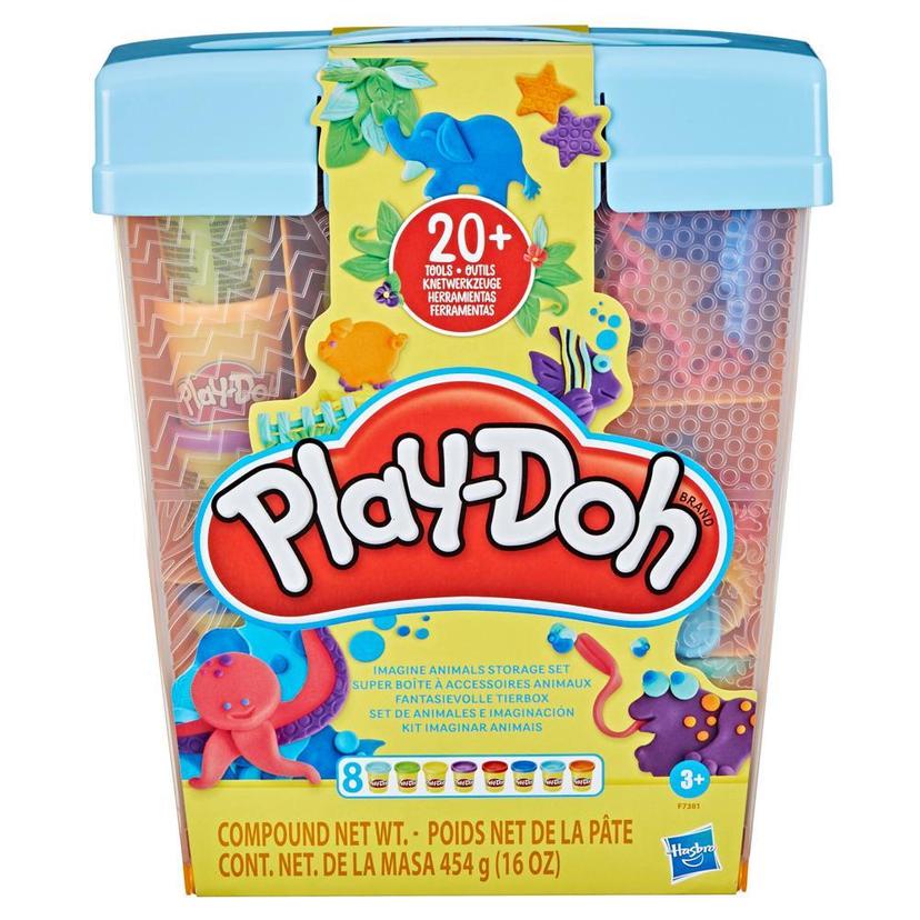 Play-Doh Super Boîte à accessoires Animaux et pâte à modeler product image 1