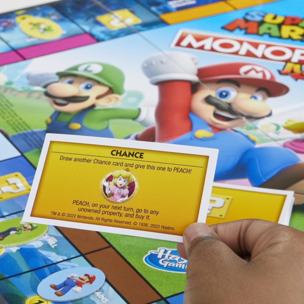 Monopoly Junior Super Mario, jeu de plateau, dès 5 ans, On explore le Royaume Champignon avec Mario, Peach, Yoshi ou Luigi product thumbnail 1