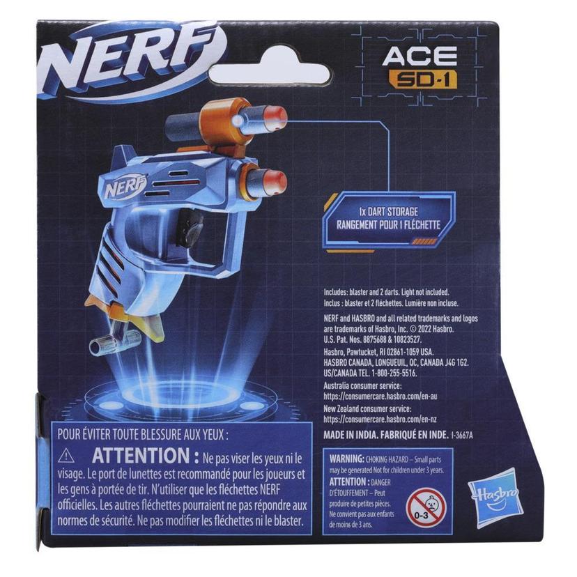 Nerf Elite 2.0, blaster à fléchettes Ace SD-1, 2 fléchettes Nerf Elite, poignée d'amorçage, pour enfants à partir de 8 ans product image 1