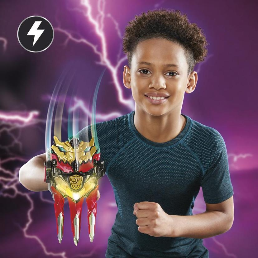 Power Rangers, Dino Knight Morpher, jouet électronique, sons et lumières, inclut clé Dino Knight, inspiré de la série télé product image 1