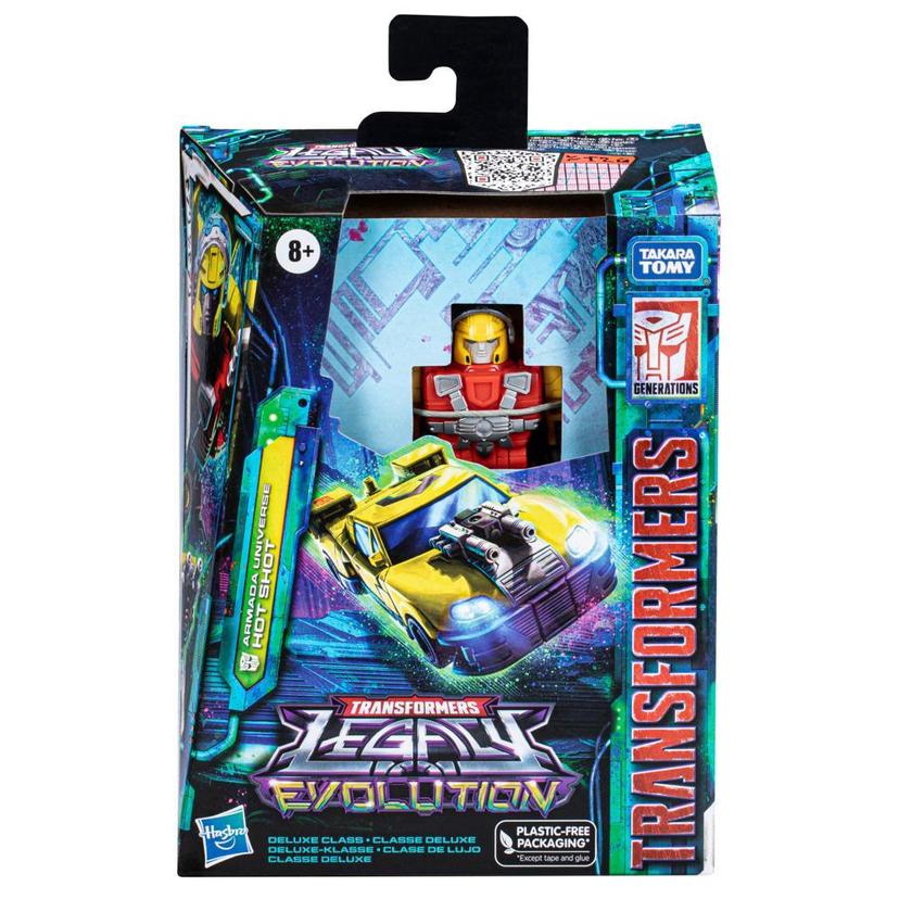 Transformers Legacy Evolution, figurine Armada Universe Hot Shot à conversion de 14 cm, classe Deluxe product image 1