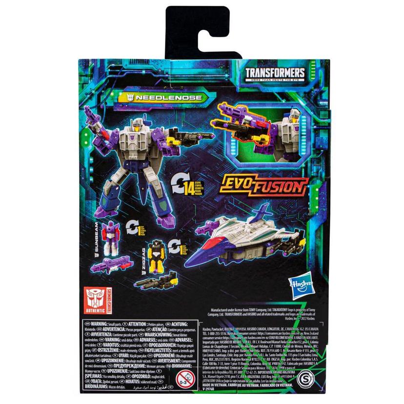 Transformers Legacy Evolution, figurine Needlenose à conversion de 14 cm, classe Deluxe product image 1