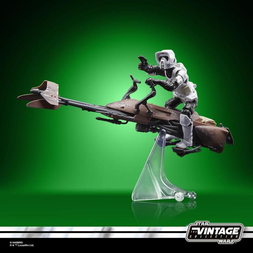 Star Wars The Vintage Collection, Speeder Bike, véhicule et figurine, échelle de 9,5 cm product image 1